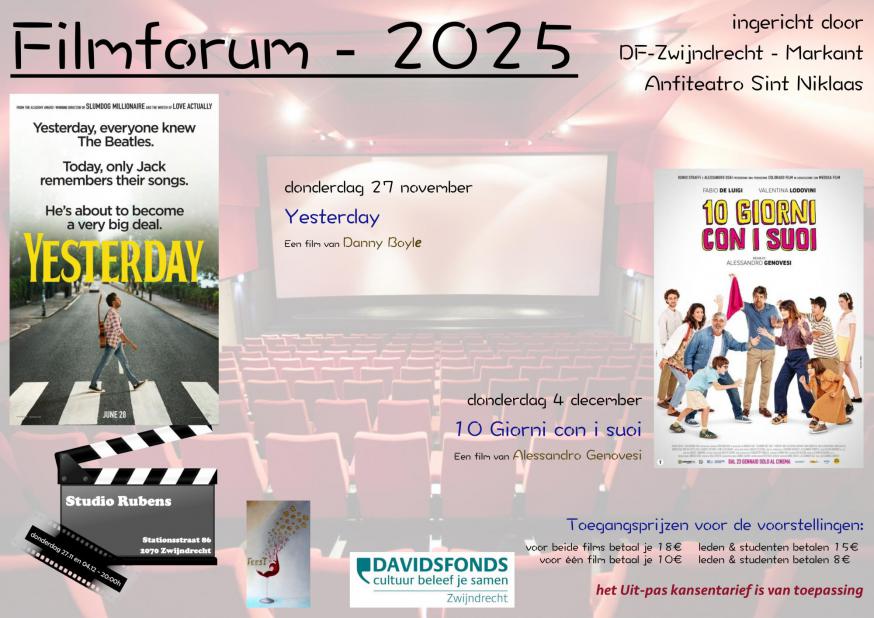 Filmforum Davidsfonds Zwijndrecht © Davidsfonds Zwijndrecht