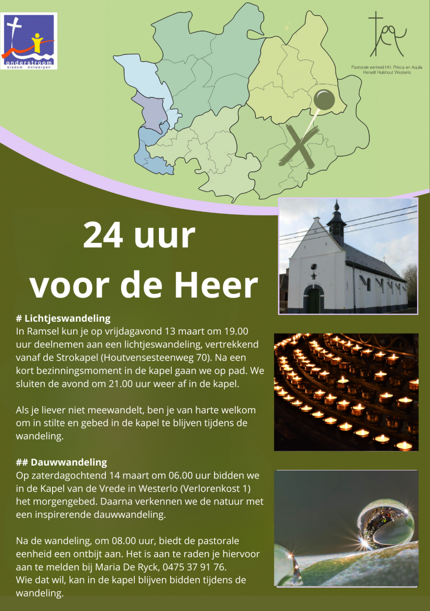 Flyer 24 uur voor de Heer 