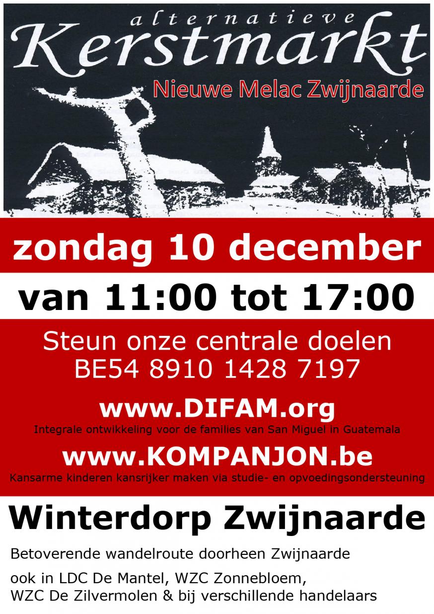 ALTERNATIEVE KERSTMARKT IN ZWIJNAARDE  © Peter Engelbert