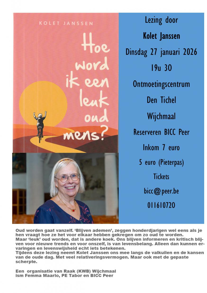 Lezing Kolet Janssen © Raak Wijchmaal