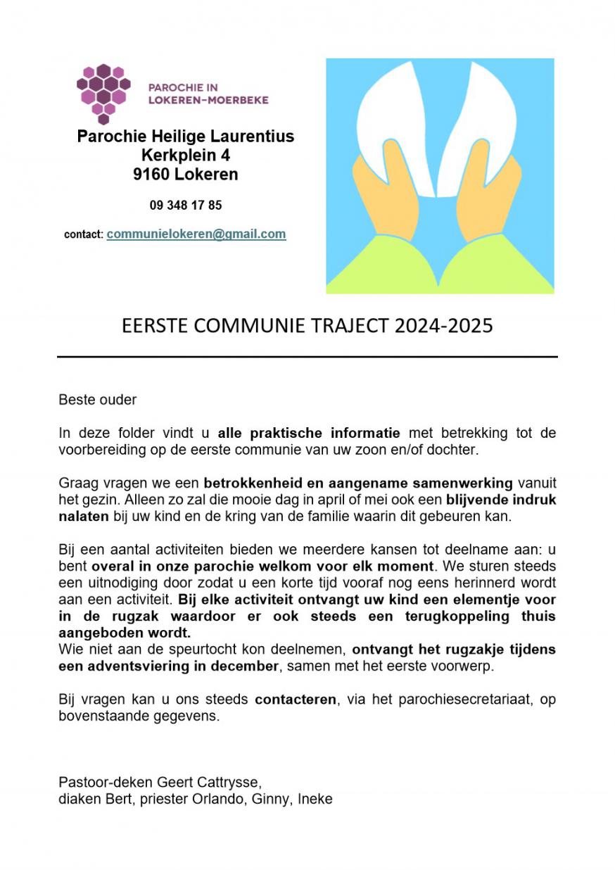 Eerste Communie 2025 