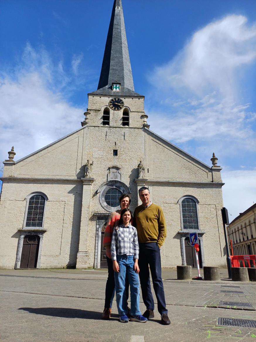 Charlotte en haar ouders 