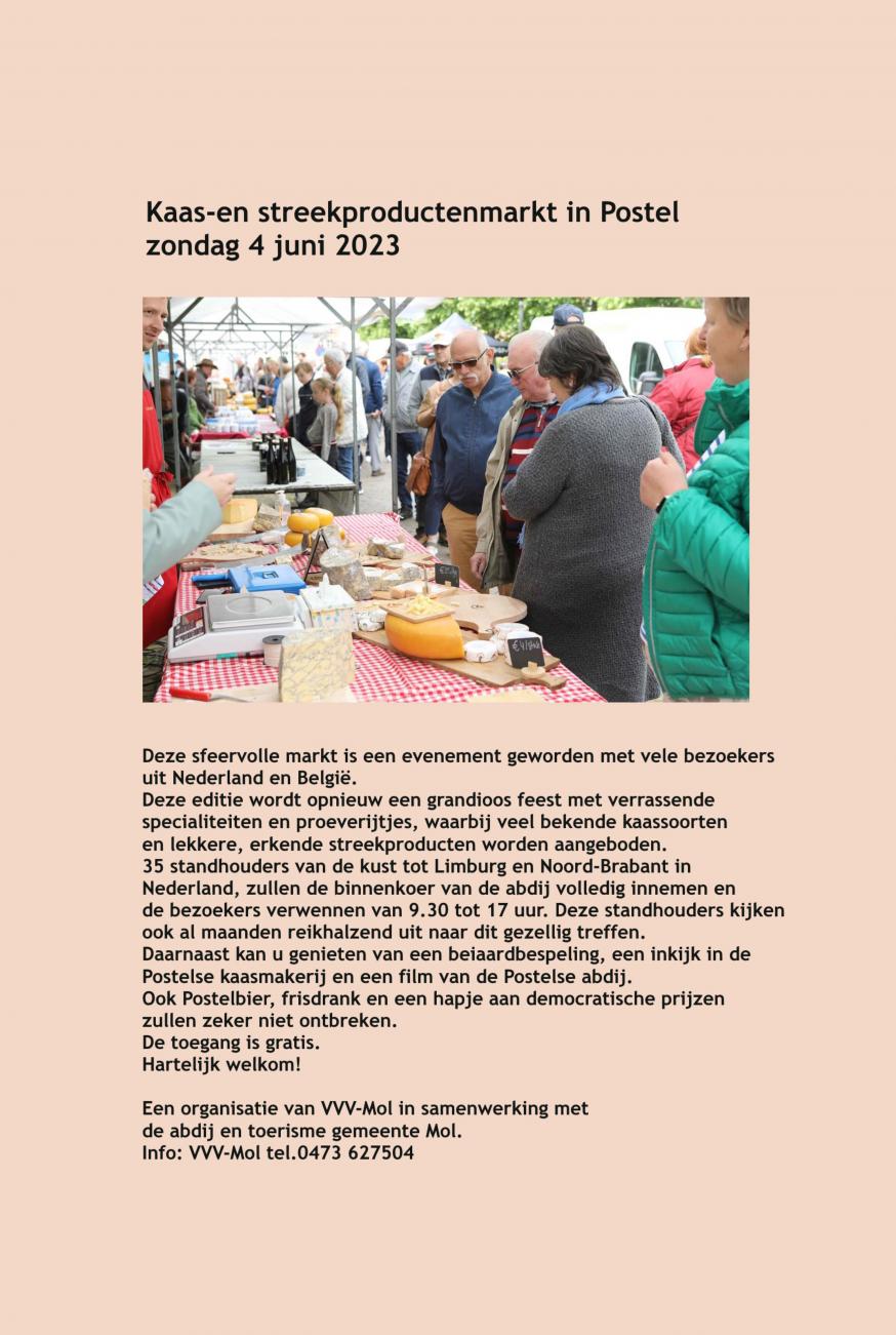 Kaas- en streekproductenmarkt 2023 