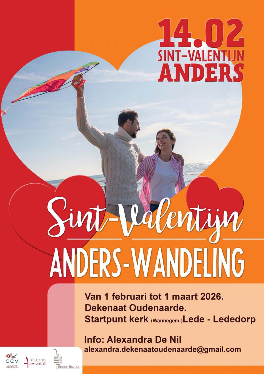 Sint-Valentijn Anders Wandeling 2026 