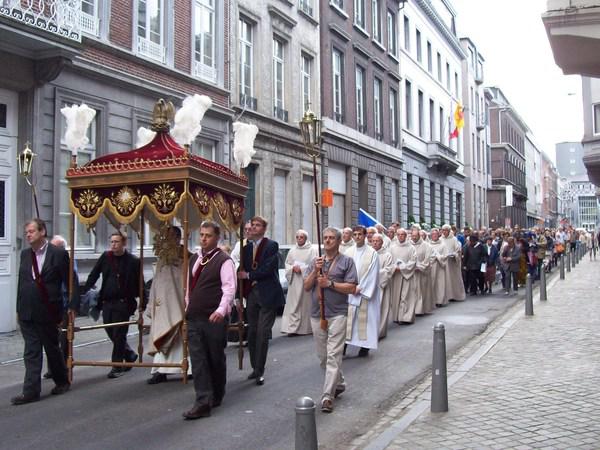 Sacramentsprocessie in Luik © Bisdom Luik