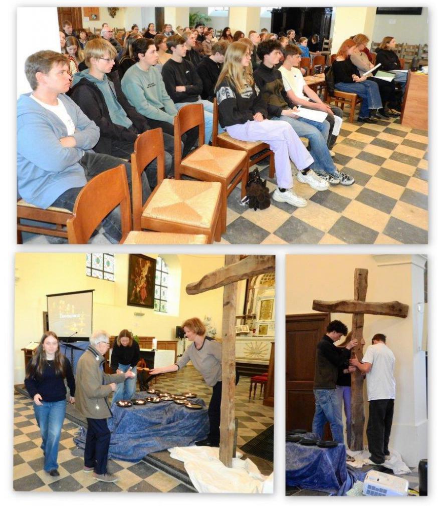 JP organiseerde een eigentijdse Goede Vrijdagbezinning in de kerk van Oud-Heverlee © PZ Oase Oud-Heverlee