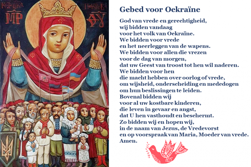 Gebed om vrede voor Oekraïne 