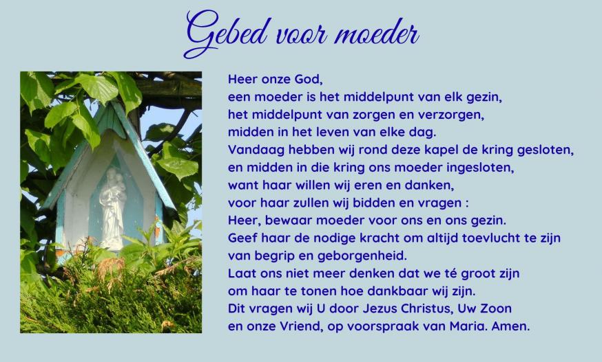 Gebed voor moeder 