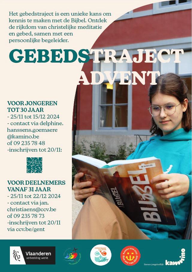 Gebedstraject tijdens de advent © Bisdom Gent