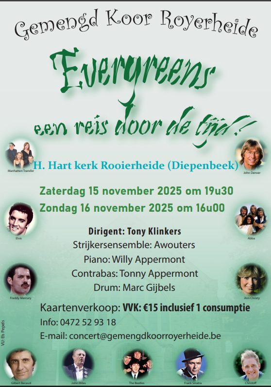 Jaarlijks concert Gemengd Koor Royerheide  
