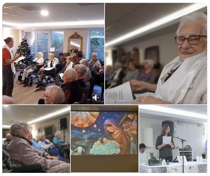 Kerst4ing in WZC De Gerstjens 