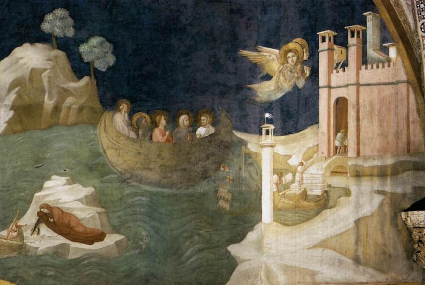 Scènes uit het leven van Maria Magdalena, door Giotto di Bondone. © WikiCommons