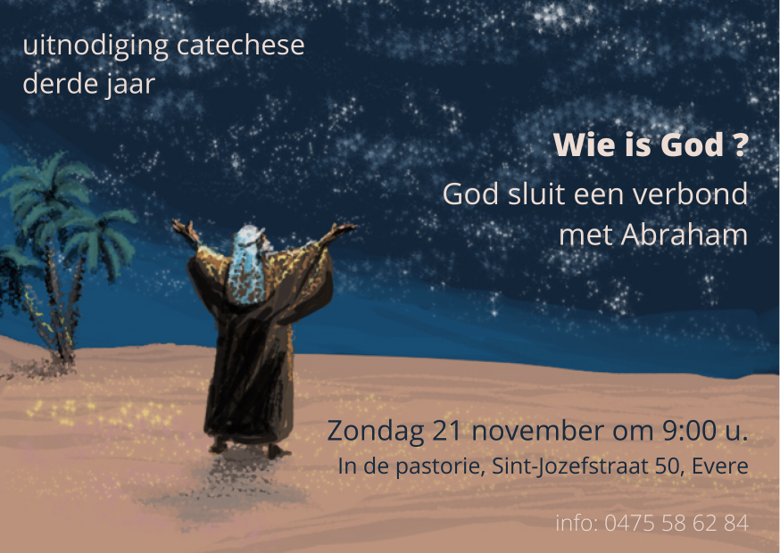 God sluit een verbond met Abraham © Mariette Dhondt