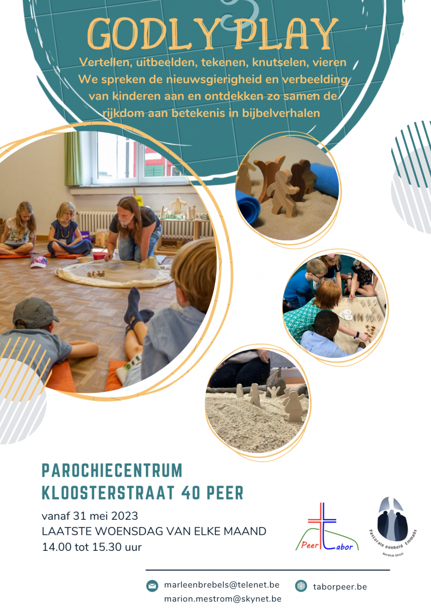 Godly Play in PE Tabor Peer en PE Emmaüs Hechtel-Eksel 
