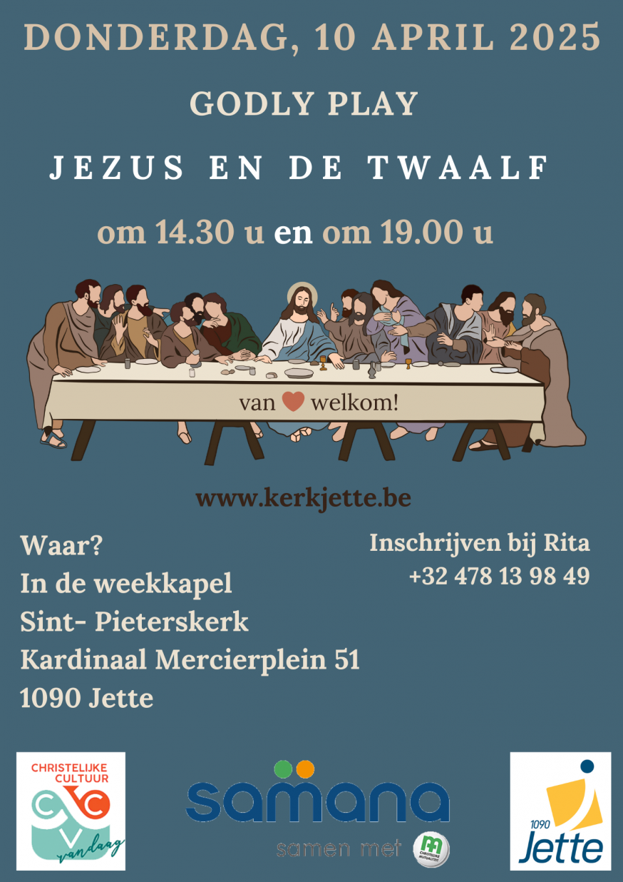 Godly Play Jezus en de twaalf © Kerk Jette 