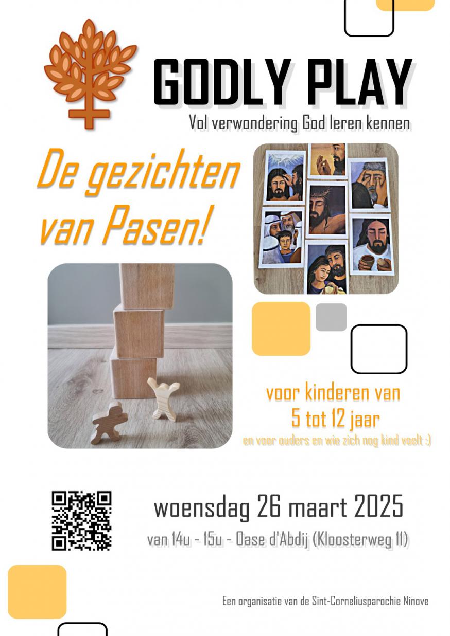 Godly Play - De gezichten van Pasen - Sint-Corneliusparochie Ninove © Krista De Vos