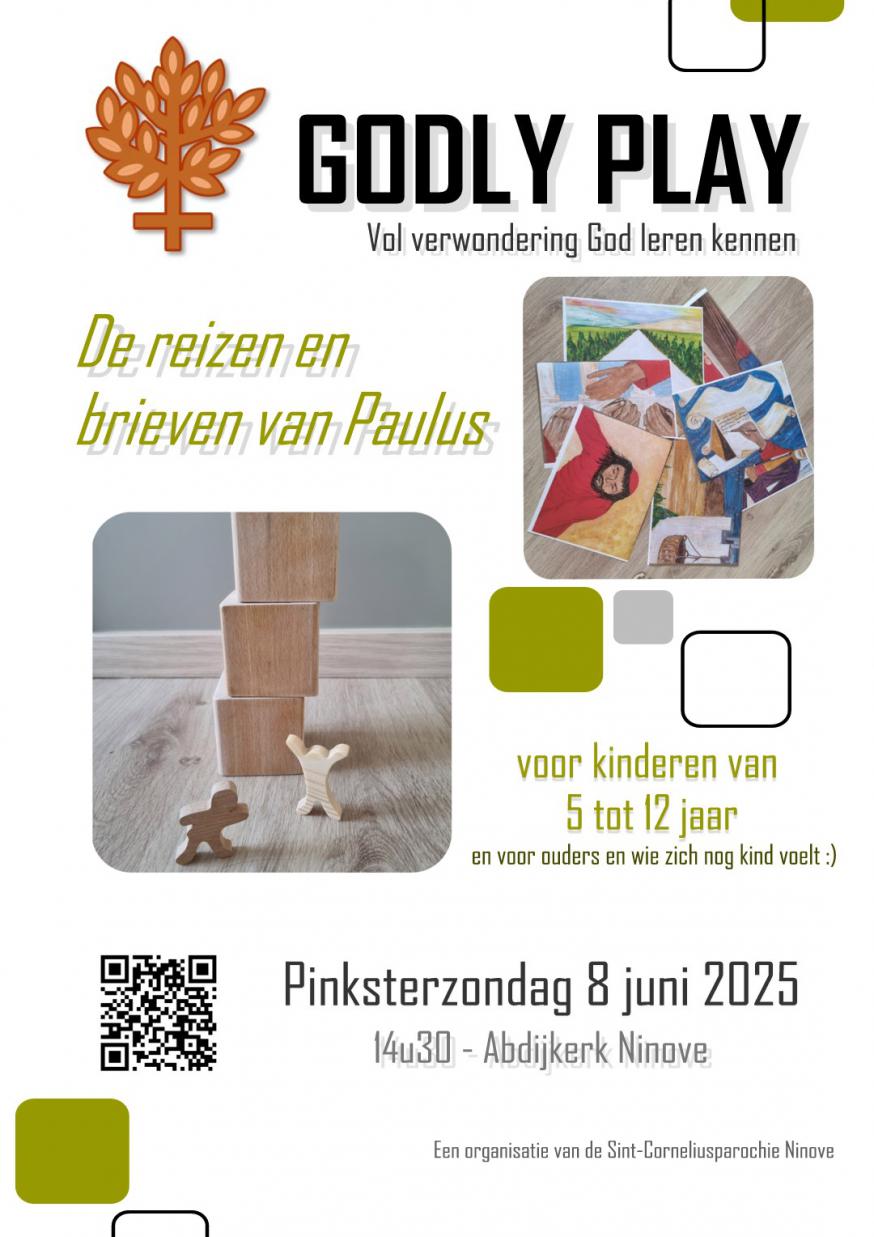 Godly Play Pinksteren 2025 in de Abdijkerk Ninove © Krista De Vos