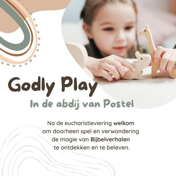 Godly Play in de abdij van Postel © Vera Ockerman en Marc Lodewyckx