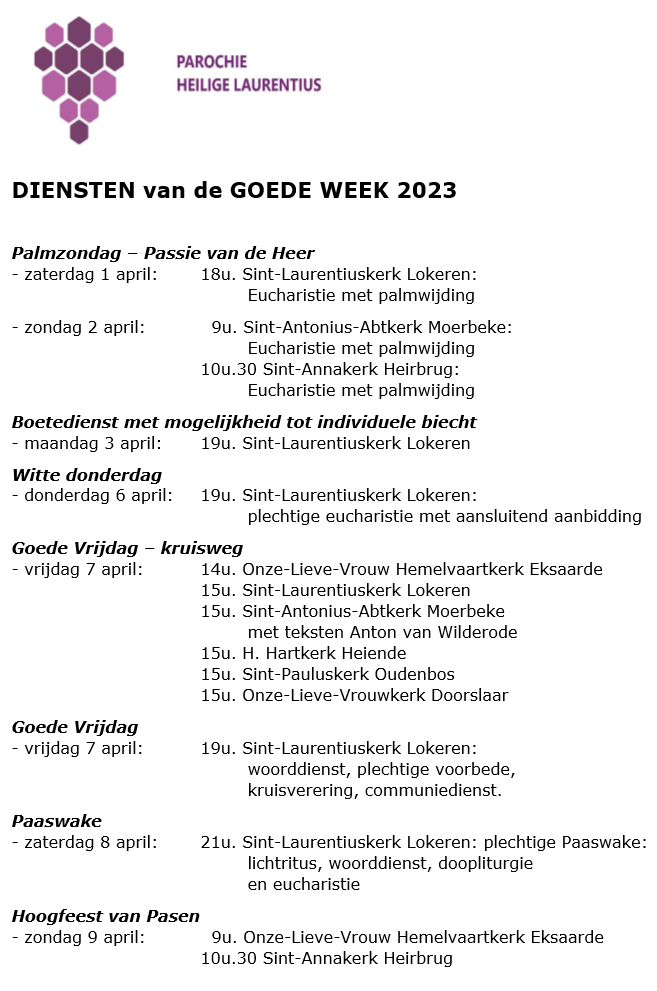 Goede Week 2023 