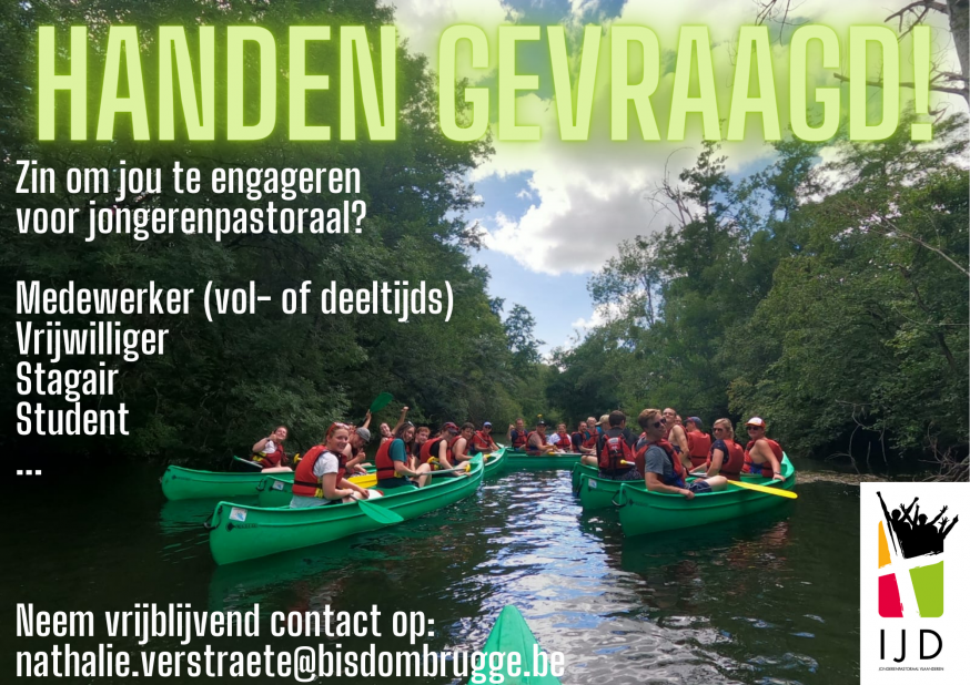 Flyer "Handen gevraagd" 