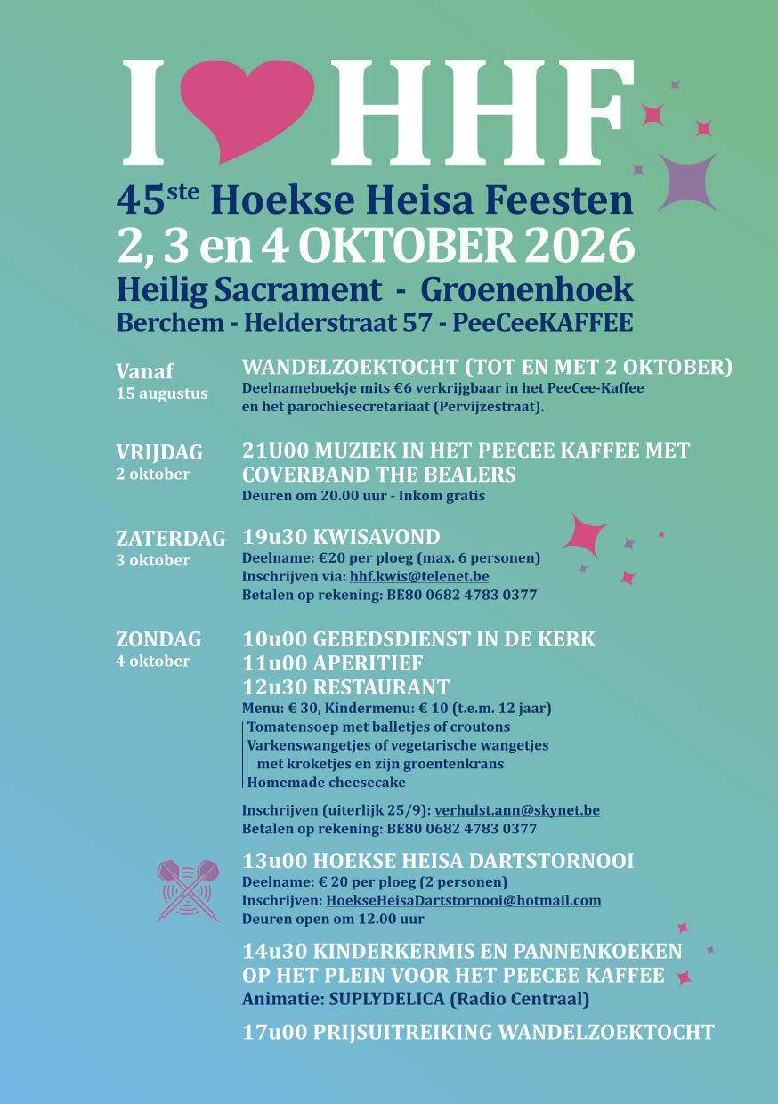 Hoekse Heisafeesten 2026 