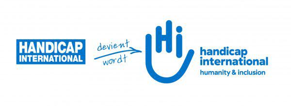 Het nieuwe logo van Handicap International © Handicap International