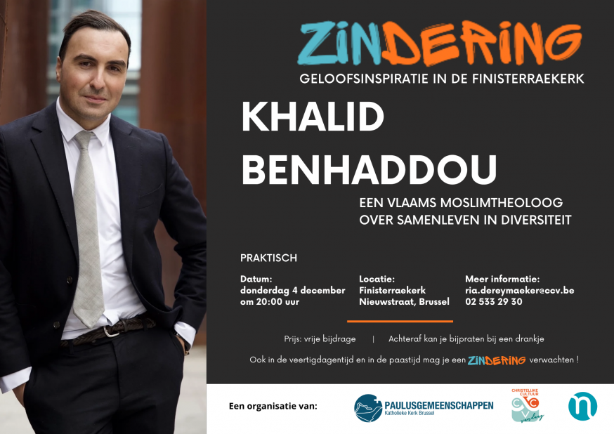 Flyer Khalid Benhaddou © Vicariaat Brussel