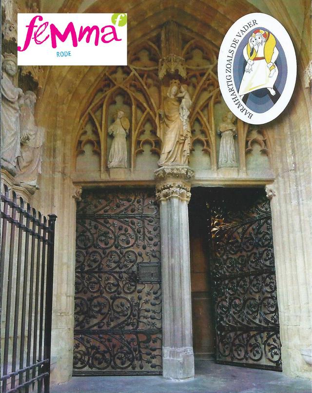 De jubileumdeur van de Halse basiliek