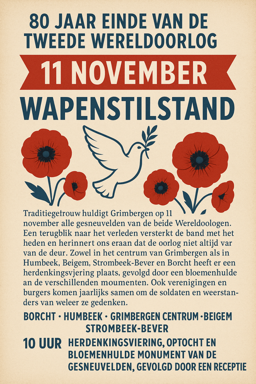 80 jaar einde van de tweede wereldoorlog 