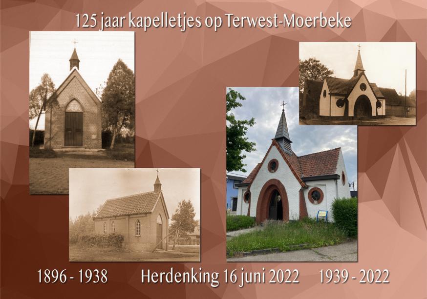 Herdenkingskaart voor viering 125 jaar kapelletjes Terwest © Filip De Block