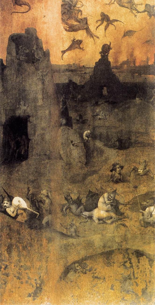 Hieronymus Bosch, De val van de rebelse engelen. © Wikicommons