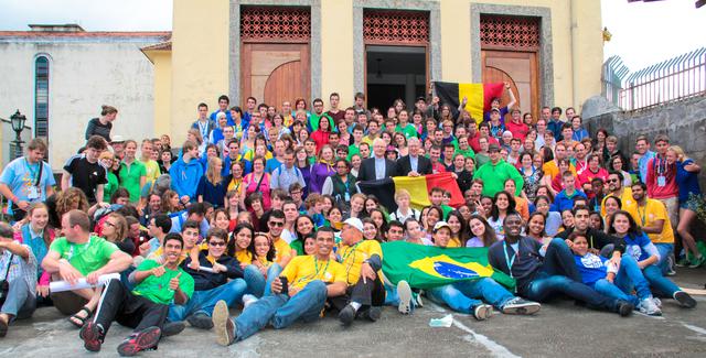 Vlaamse deelnemers aan de WJD in Rio © Persdienst bisdom Hasselt Vlaamse deelnemers aan de WJD in Rio © Persdienst bisdom Hasselt