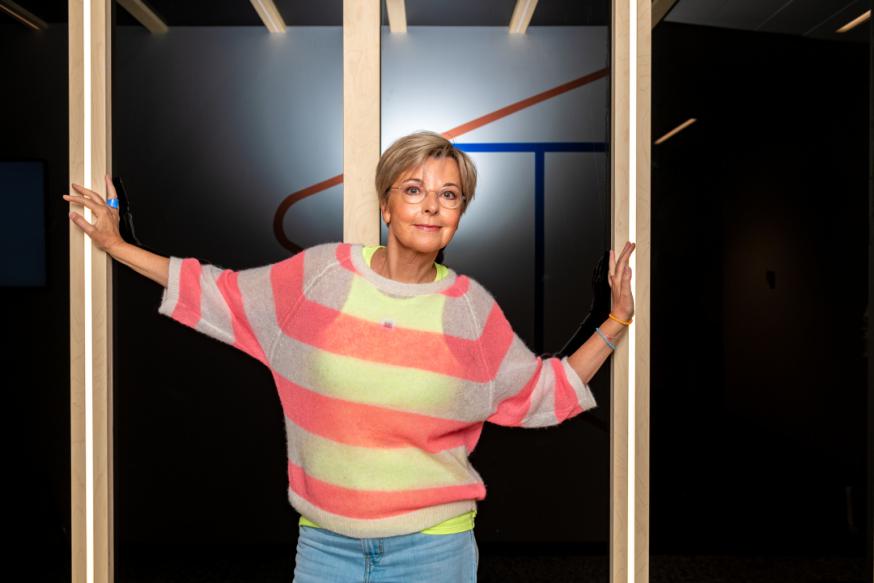 Ingeborg: ‘Tv-werk is een uitlaatklep voor de nar in mij.’ © Christophe De Muynck / ID Agency