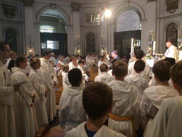 Mgr. De Kesel leidde de afsluitende eucharistieviering. © IJD