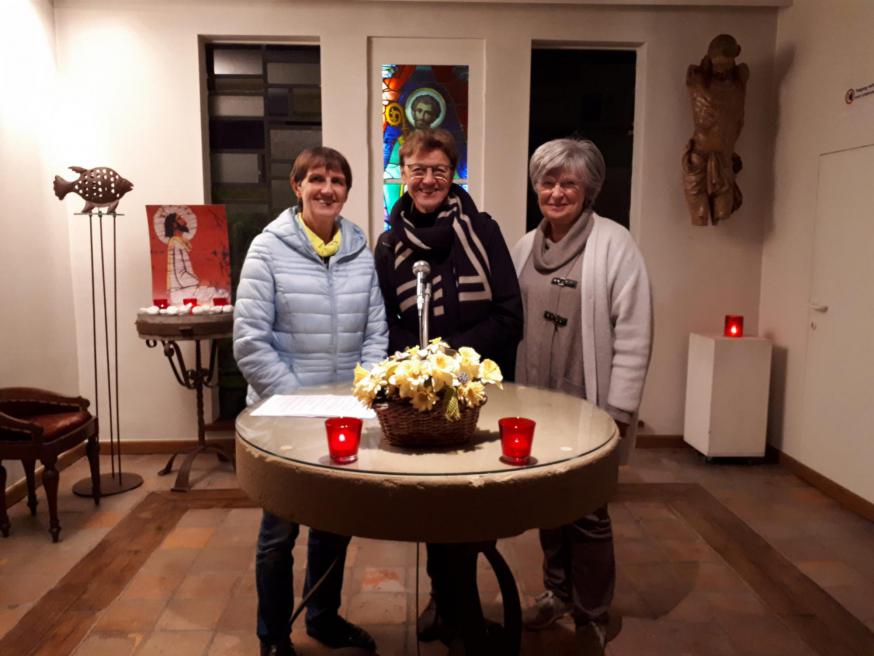 Geïnterviewd (van links naar rechts): Katrien, Bea en Christine 