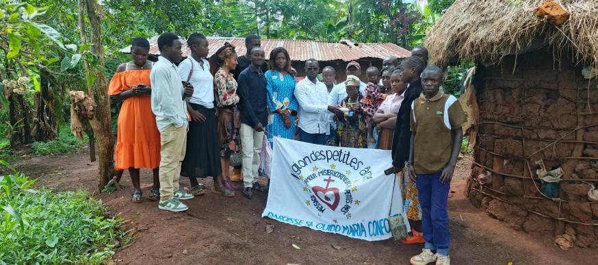 Christenen van het Legioen Kleine Zielen in Congo © LKZ Congo