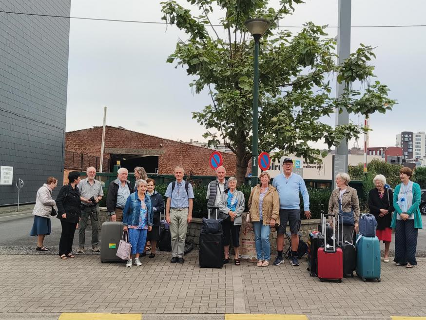Goed op tijd, klaar om te vertrekken © Mariette Dhondt