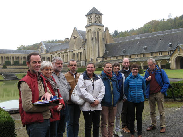 Met een groep West-Vlamingen op bezinning © Rik D'haeze