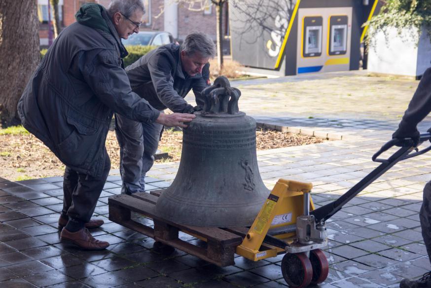 De kerkklok in Kieldrecht 