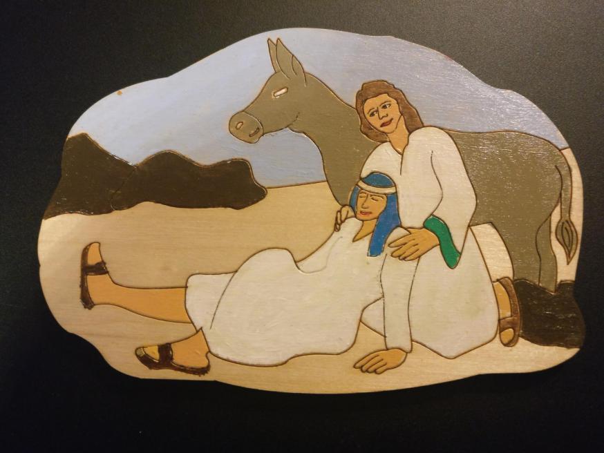 De Barmhartige Samaritaan © Mariette Dhondt
