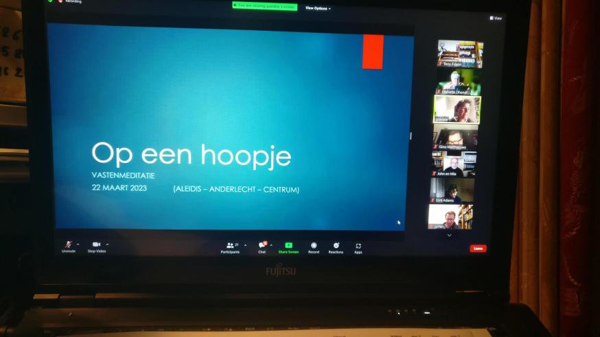 Vastenmeditatie via Zoom 