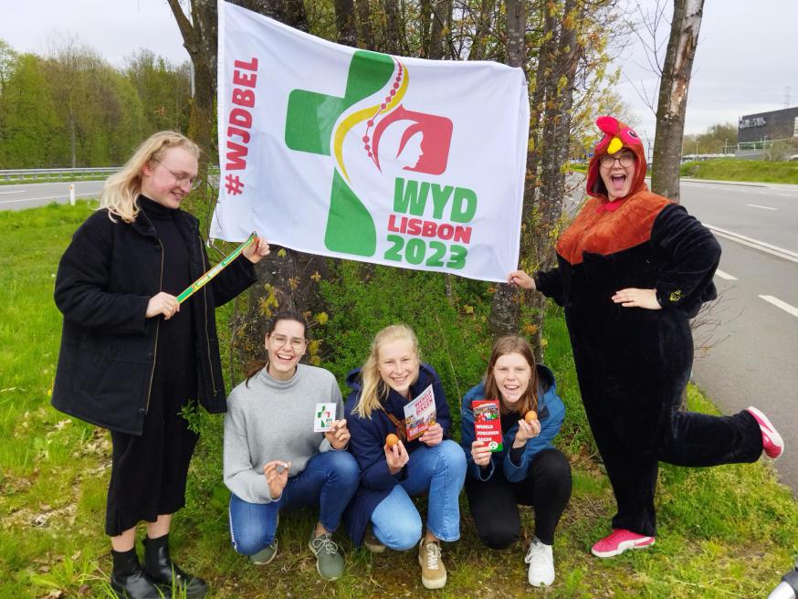 Drie zussen vonden de haan als eerste in Hasselt © IJD Hasselt