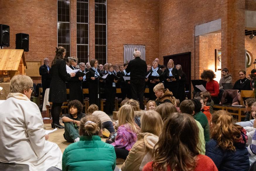 La Muze. Kerstviering Witgoor 2024. © Else Maes