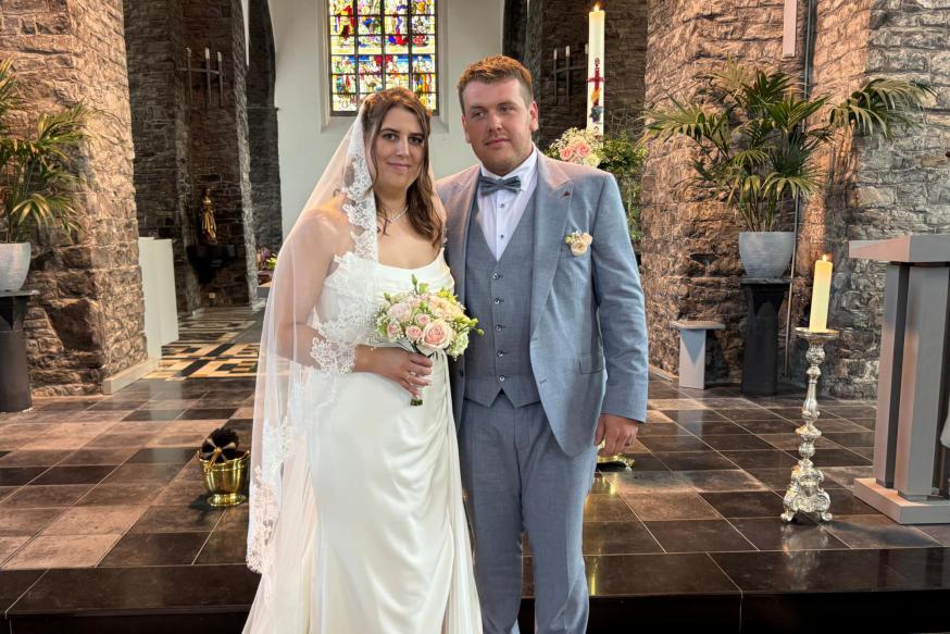 Zaterdag 5 september : Evelien van Kerckvoorde en Victor Declat in de kerk van Assenede 