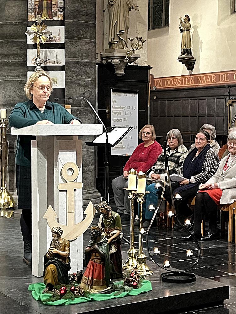 Voorstelling kunstwerk december in Stekene 