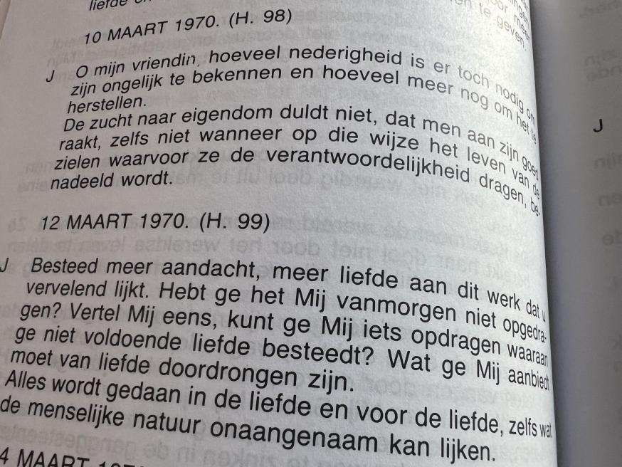 Tekst uit de boodschappen van Jezus aan Marguerite en de kleine zielen, van 1965 tot 1995 © Chris De Groote