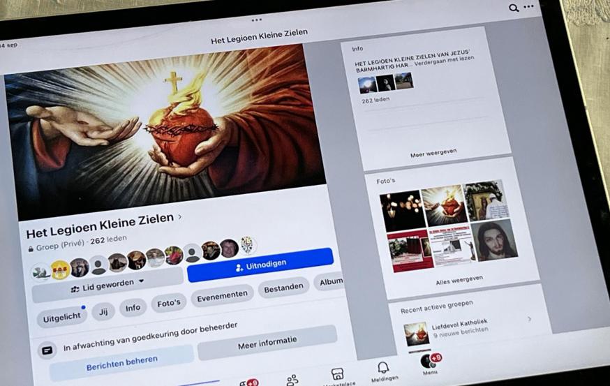 Legioen Kleine Zielen op Facebook © Chris De Groote