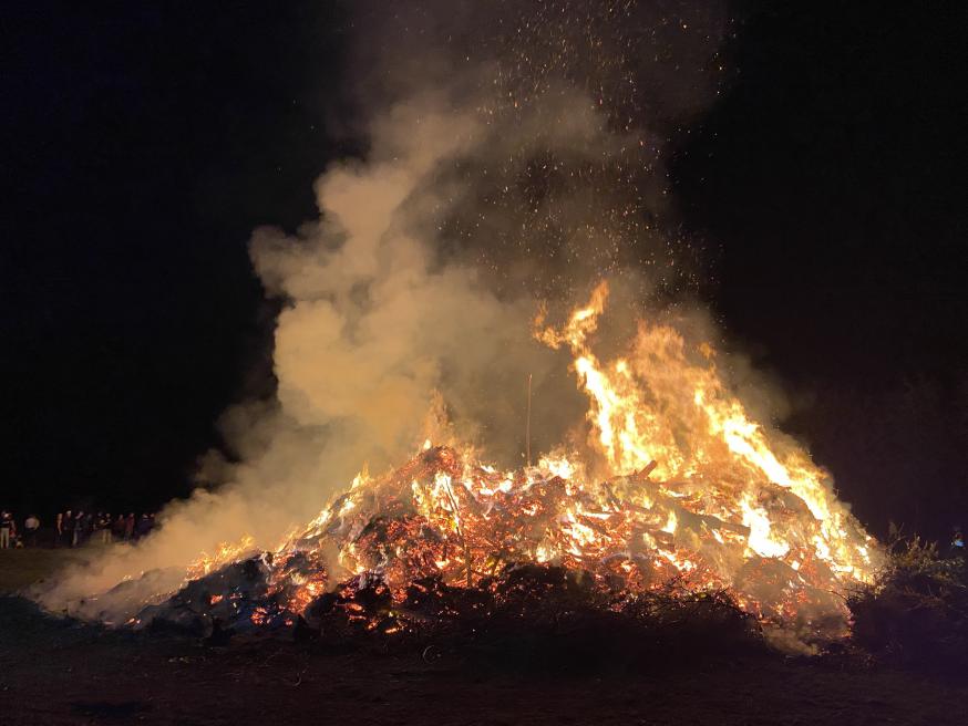 Sint-Maartensvuur. © Christa Damen