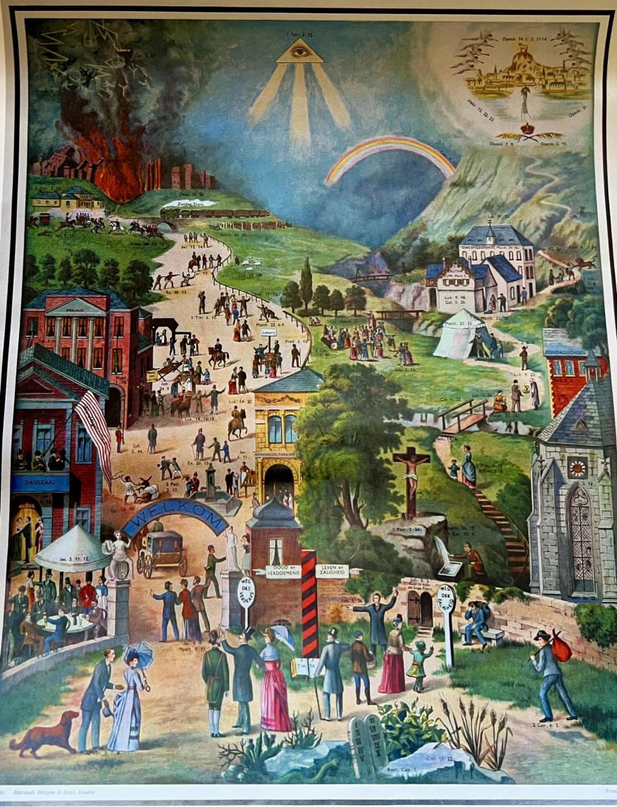 Affiche, de twee wegen © Chris De Groote