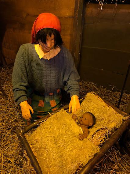 De kribbe aan de Sint-Pieterkerk in Ukkel © Jan De Koster
